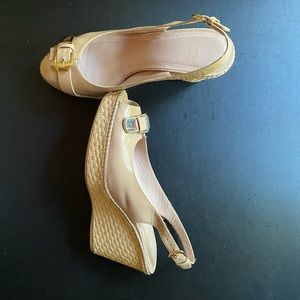 Stuart Weizmann slingback wedges